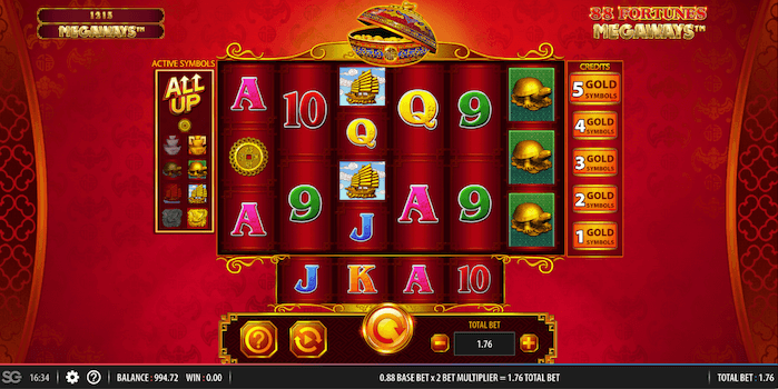 88 Fortunes Megaways slot game
