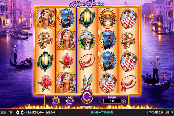 Hearts of Venice slot game