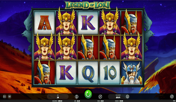 Legend of Loki slot game