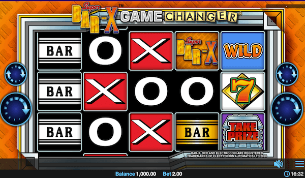Super Bar-X Game Changer game