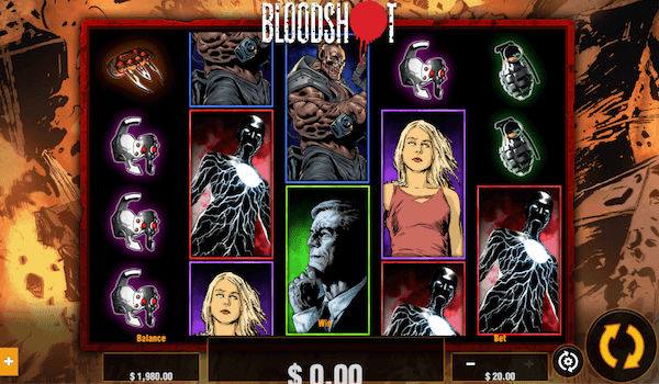 bloodshot pokie game