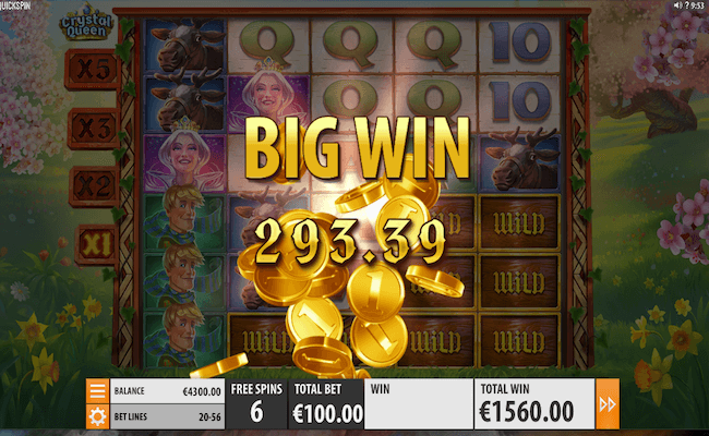 crystal queen big win