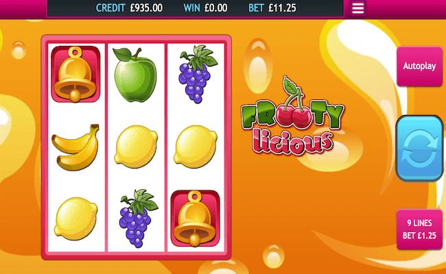 frootylicious game interface