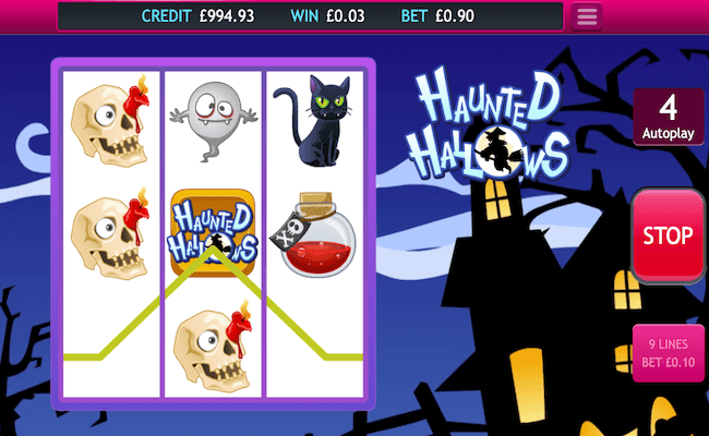 haunted hallows autoplay