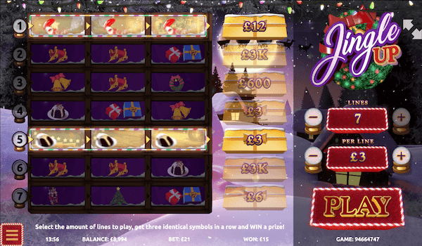jingle up slot game