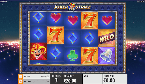 joker strike slot game