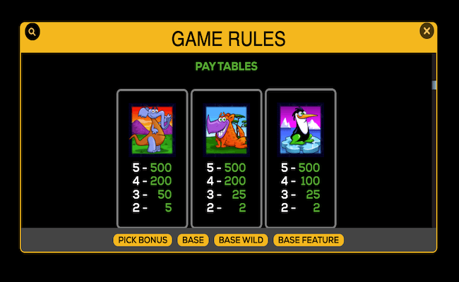 liger loot paytable