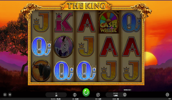 the king slot game