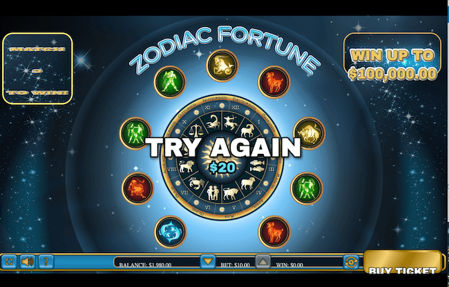 zodiac fortune game