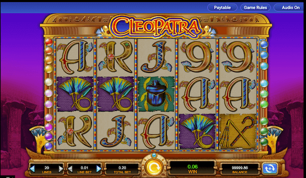 Cleopatra pokie game
