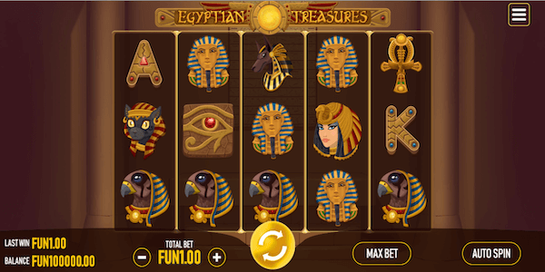 Egyptian Treasures pokie game