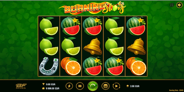 burning slots game