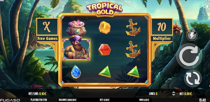 tropical gold gameplay