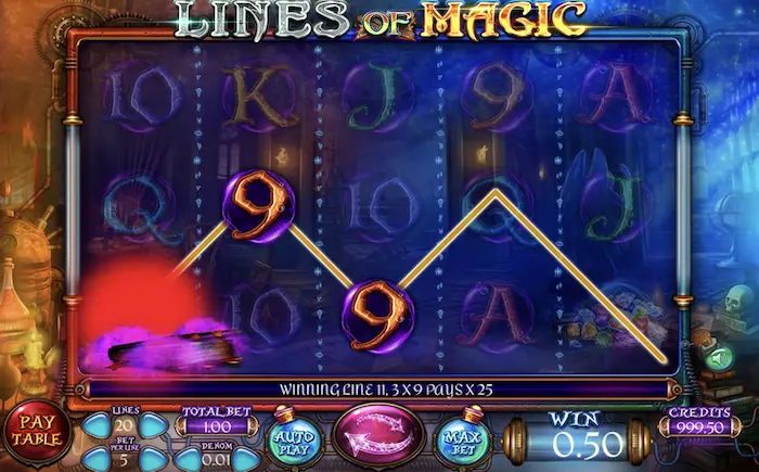 lines of magic gameplay